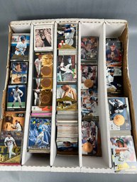 18.5 X 15 Inch Box Of Various Makers Baseball Cards.