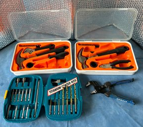 Miscellaneous Hand Tools Drill And Bit Set Lot *Local Pick-up Only*