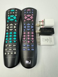 2 Universal Remotes And 4 Adapters