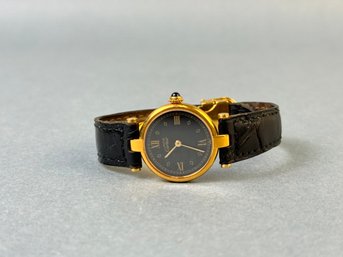 Cartier Must De Cartier 18k Vermeil Watch
