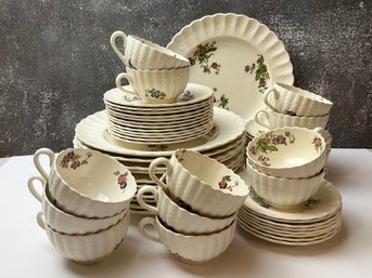 56 Piece Spode Wicker Lane Dish Set *Local Pick-Up Only*