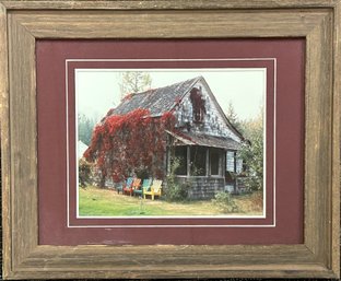 Barn House Photograph Print Framed