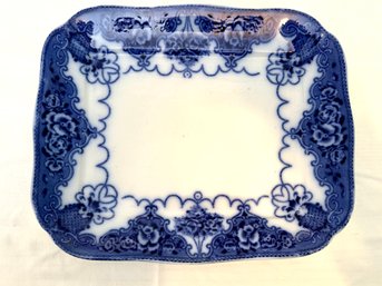 Flow Blue Square Platter