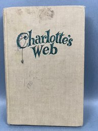 Vintage Charlottes Web Book.