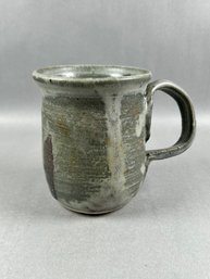 Vintage Studio Pottery Mug - Signed