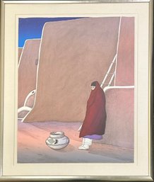 R C Gorman Taos Woman Original Lithograph Framed *local Pick Up Only*