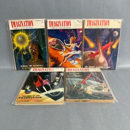 5 Imagination Magazines:  1951, 52 And 53