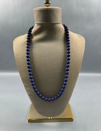 Trifari Purple Bead Necklace