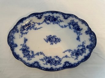 Large Flow Blue Oval Platter