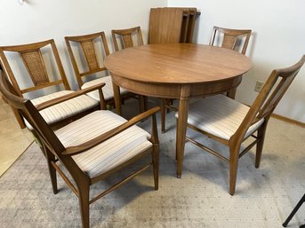 Vintage Mid Century Walnut Dining Table & Chairs *Local Pick-Up Only*