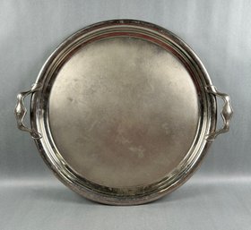 Royal Rochester Silver Plate Round Serving Tray