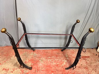 Custom Made Horse Hames Table Frame . No Glass