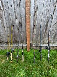 Vintage Fishing Pole Lot & Parts *Local Pick-up Only*