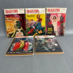 5 Imagination Magazines - Early 50s