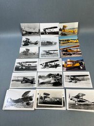 100 Photos Of Vintage Single Engine Bi-planes.