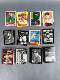 Lot Of Various Makes Baseball Cards, Reprints Or New Cards Of Old Players.