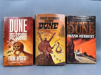 3 Dune Paperbacks.