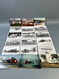 75 Photos Of Vintage And Newer Helicopters.