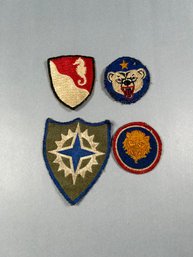 Lot Of 4 Military Patches