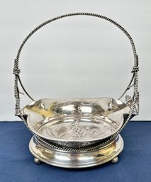 Wilcox Ornate Silverplate Basket