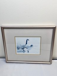Kenneth Ferris Framed Goose Print.