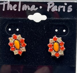 Thelma Paris Fall Colors, Pierced Post  Earrings