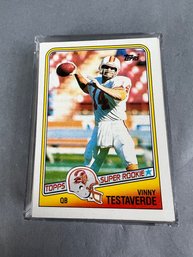 50 Vinnie Testaverde Rookie Topps Cards 1988.