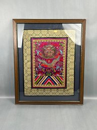 Framed Embroidered Alter Cloth