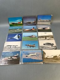 Lot Of Vintage Aircraft Postcards.