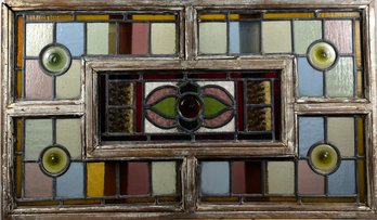 Vintage Stained Glass Window #2 -Local Pickup Only