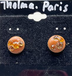 Thelma Paris Fall Colors, Pierced Post  Earrings