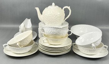 27 Pieces Of Spode Cabbage Gravy Boat Two Handled Soups And More -local Pick Only
