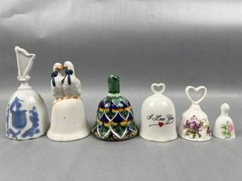 6 Porcelain All Occasion Bells.