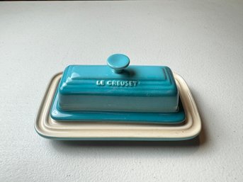 Le Creuset Caribbean Heritage Covered Butter Dish