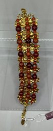 Thelma Paris Fall Colors, Bracelet, Brown And Gold Color