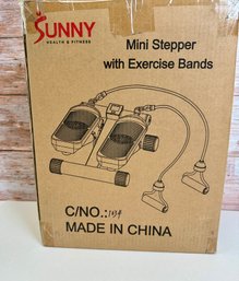Sunny Mini Stepper With Exercise Bands