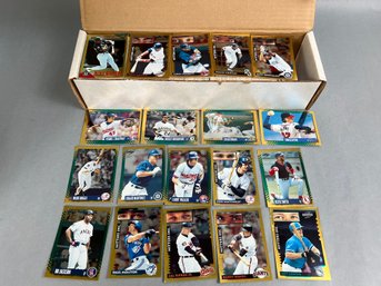 Box Of 1995 Score Gold Baseball Cards.