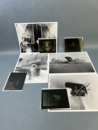 4 Photos And Negatives Of Hadleys Harem War Plane With Photocopies Of All Pictures.