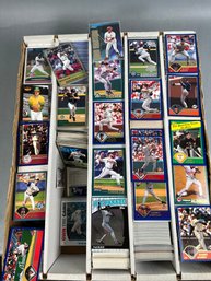 18.5x15 Inch Box Of Mixed Makers And Years Baseball Cards.