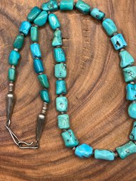 19' Turquoise Bead Necklace