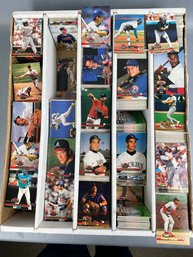 18.5x15 Box Of Mixed Years Stadium Club Baseball Cards.