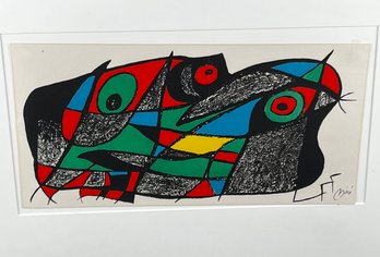 Joan Miro, 'L'ornithologue' Color Lithograph