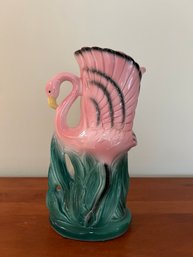 Vintage Flamingo Vase - W.N.Y. NJ 1985