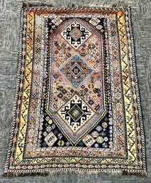 Hand Knotted Tribal Area Rug