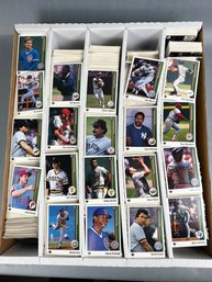 15x18.5 Box Of 1989 Upper Deck Baseball Cards.