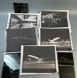 5 Vintage WW II Airplane Photocopies With Negatives.