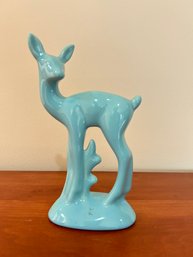 Vintage Light Blue Deer Figurine (#2)