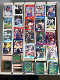 18.5x15 Box Of Mixed Makers And Years Baseball Cards.