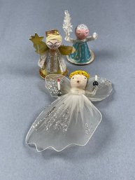 Lot Of 3 Vintage Small Angels