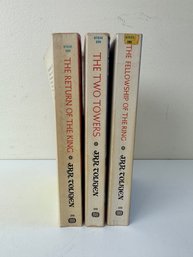 Three Lord Of The Rings Paperback Books
